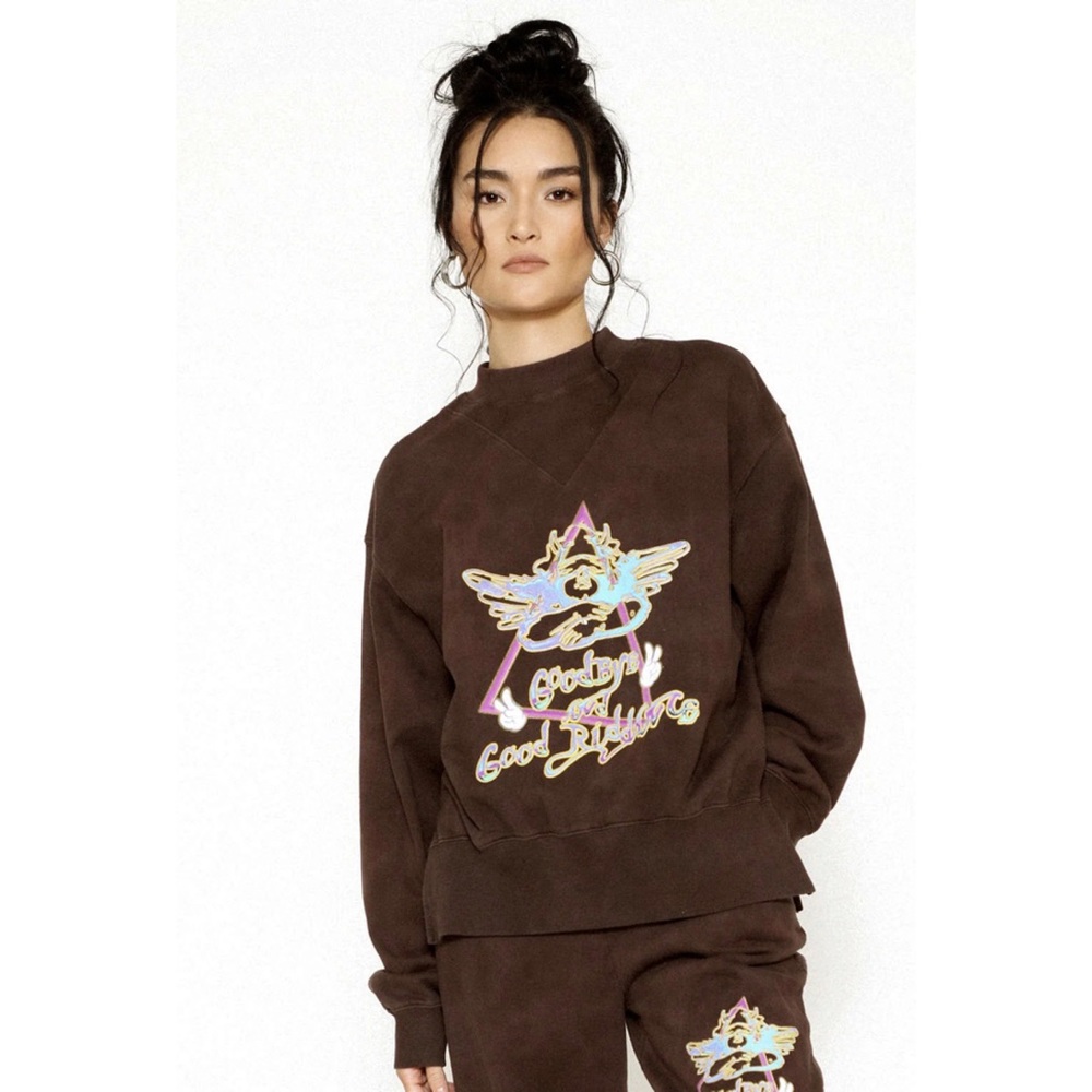 Boys Lie Goodbye & Good Riddance Crewneck. Brand new, never worn. Oversized fit